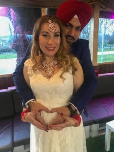 indyjska para, mieszane małżeństwo, ślub polsko indyjski, panna młoda