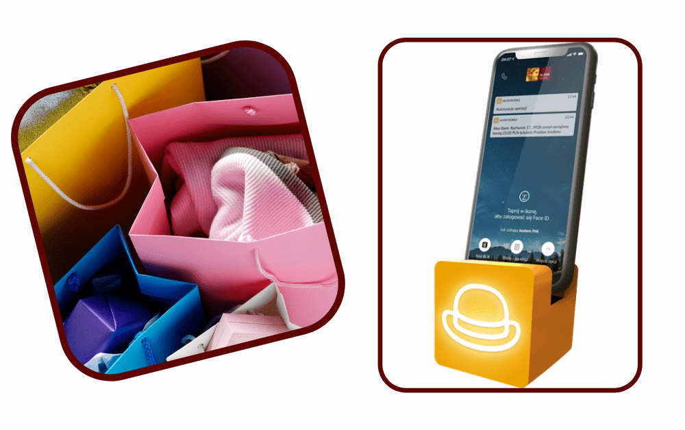 torby z zakupami, wyprzedaże, aplikacja mobilna Alior Mobile