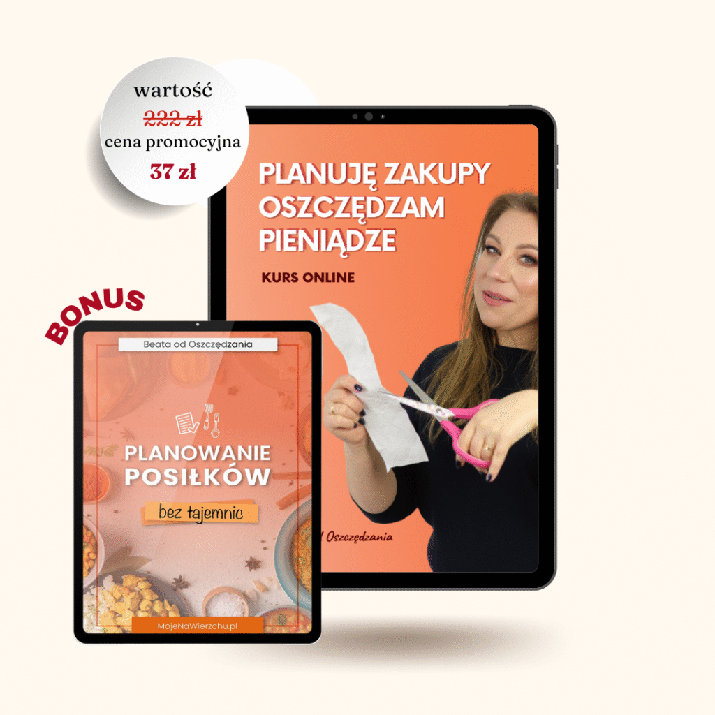 planuję zakupy oszczędzam pieniądze
