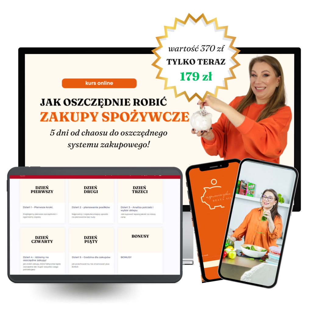 kurs jak oszczędnie robić zakupy spożywcze