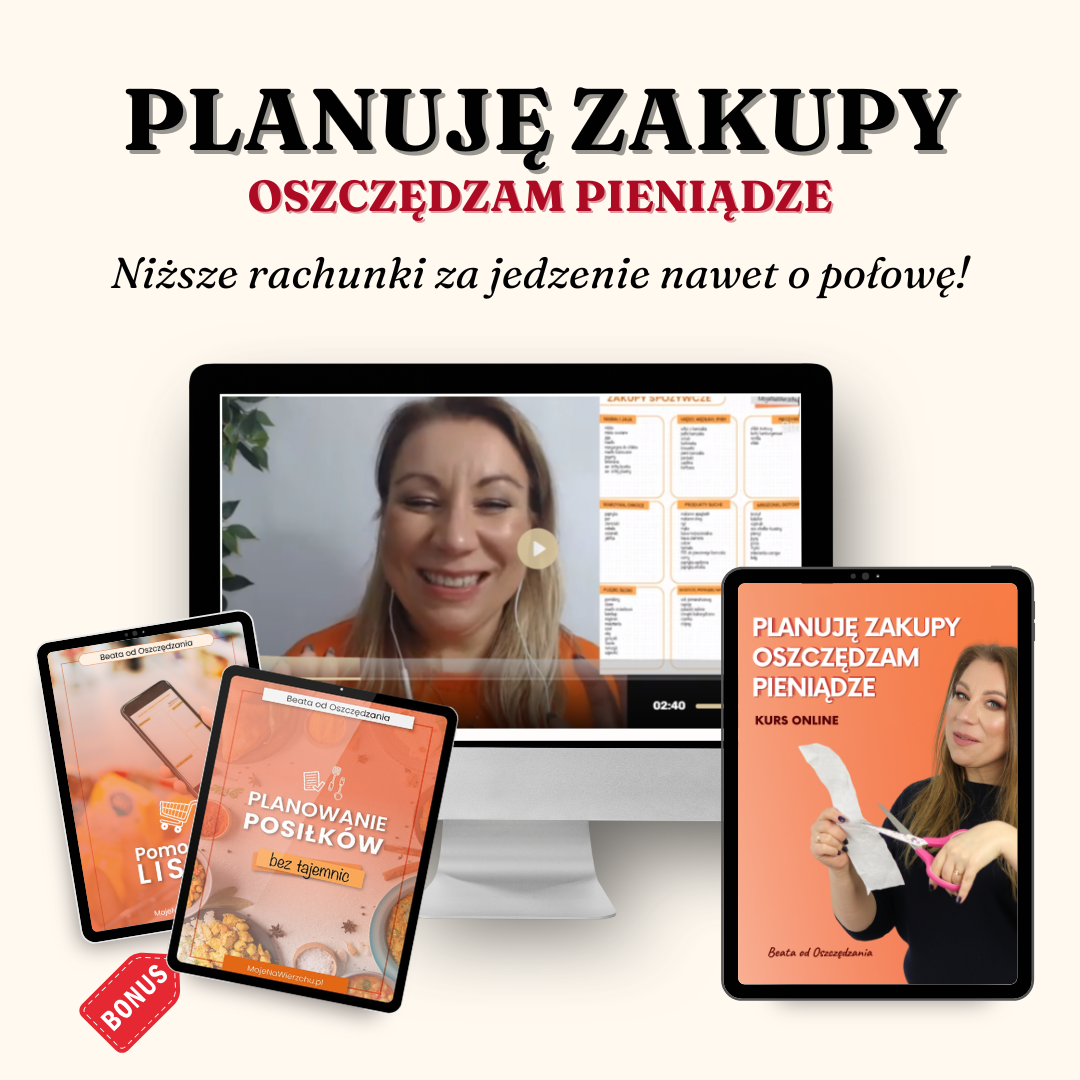 planuje zakupy oszczędzam pieniądze