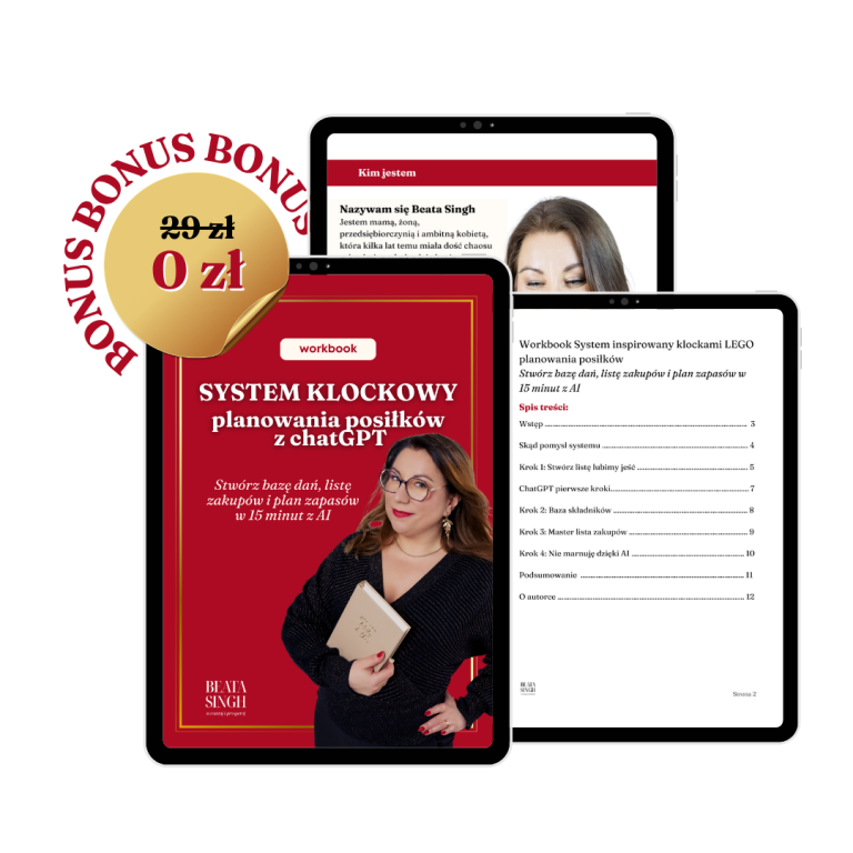 workbook system klockowy mockup bonus